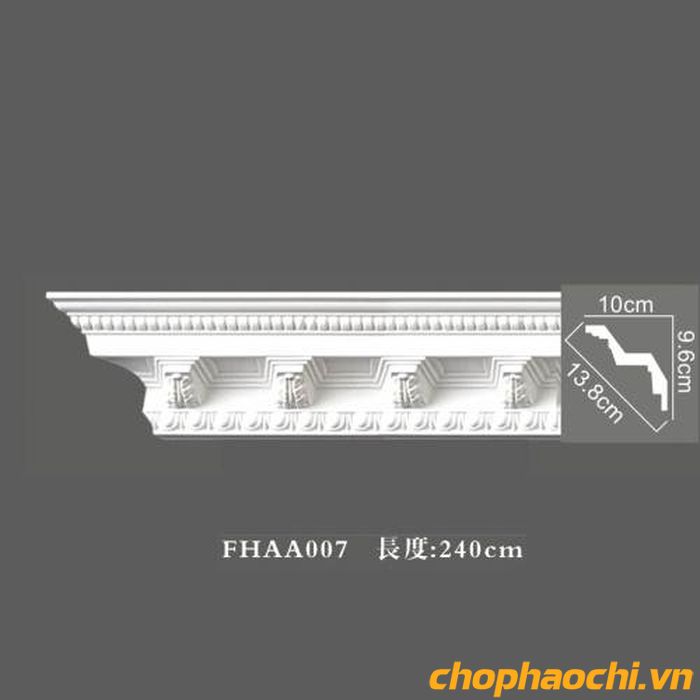 Phào cổ trần hoa văn PU - FHAA007