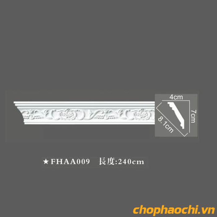 Phào cổ trần hoa văn PU - FHAA009