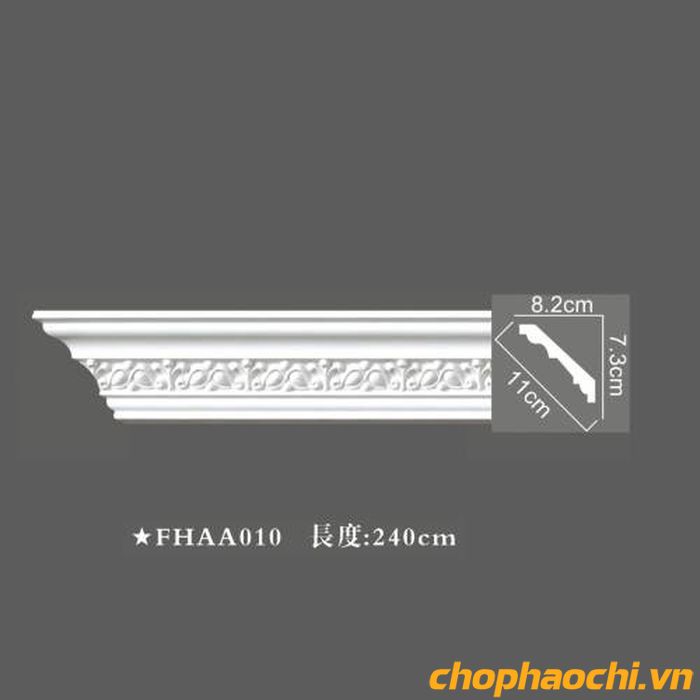 Phào cổ trần hoa văn PU - FHAA010
