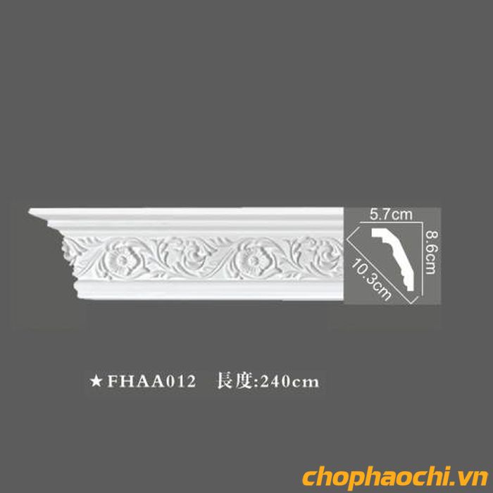 Phào cổ trần hoa văn PU - FHAA012