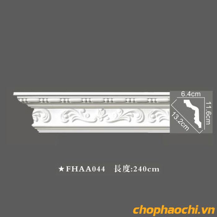Phào cổ trần hoa văn PU - FHAA044