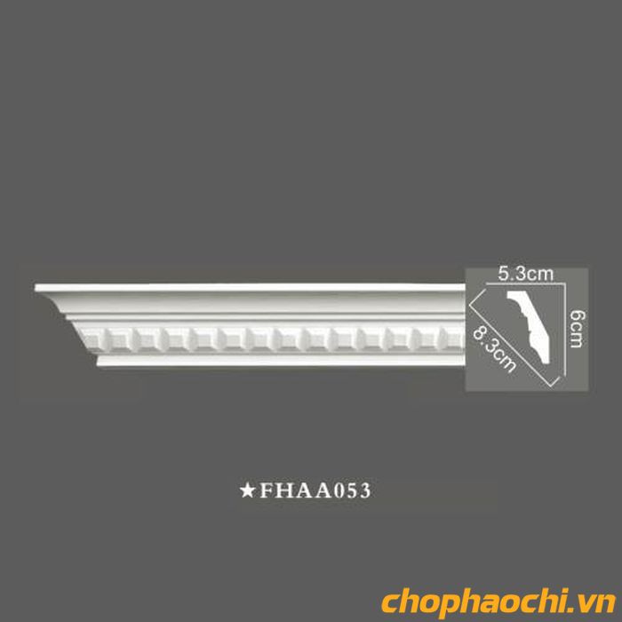 Phào cổ trần hoa văn PU - FHAA053