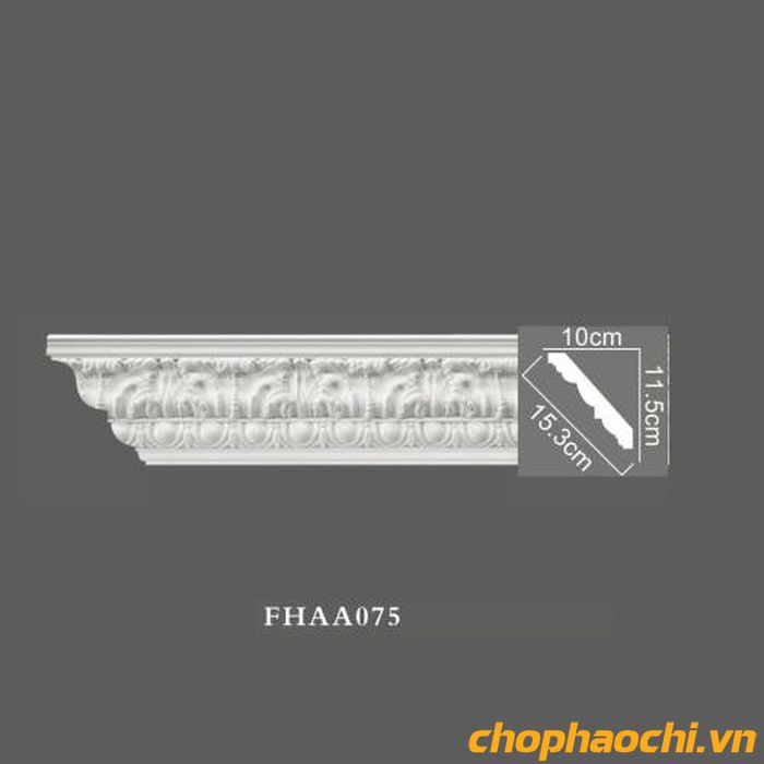 Phào cổ trần hoa văn PU - FHAA075