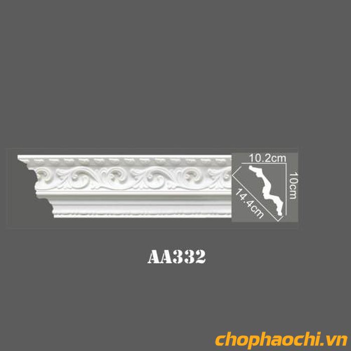 Phào cổ trần hoa văn PU - AA332