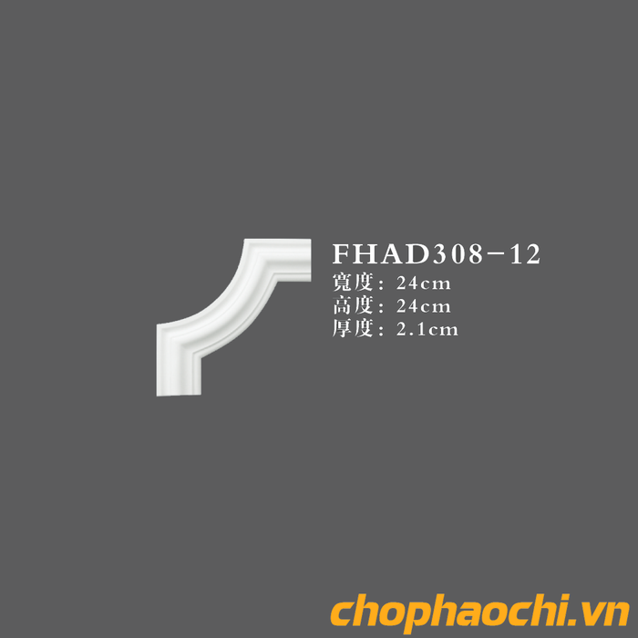 Phào hoa góc PU - FHAD308-12