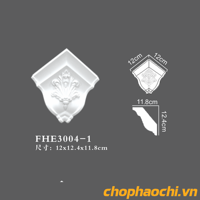 Phào góc trần PU - FHE3004-1