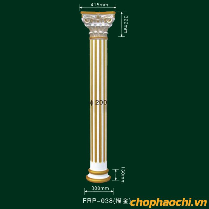 Cột trang trí PU trong thiết kế tân cổ điển