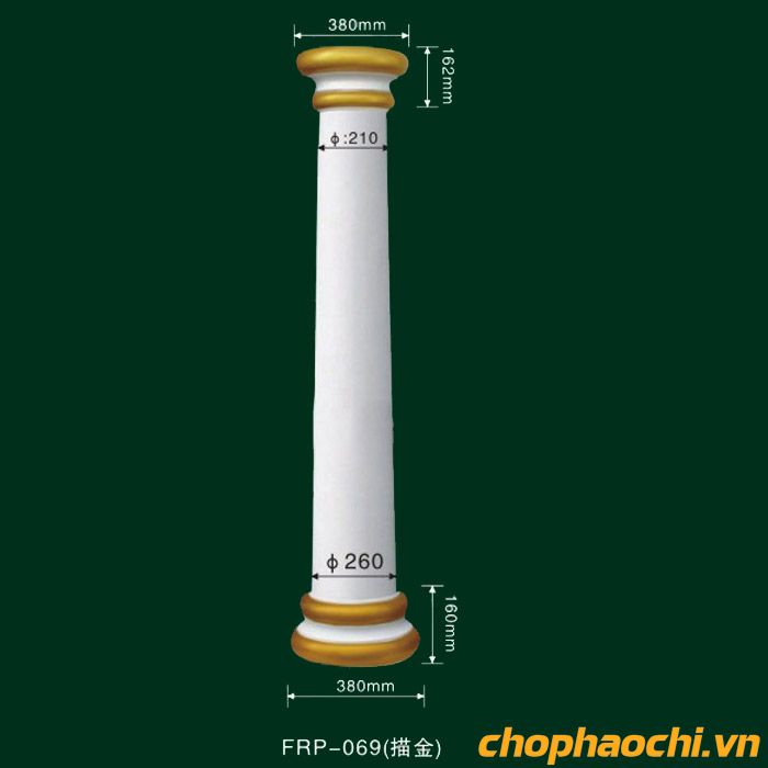Cột trang trí PU - FRP-069