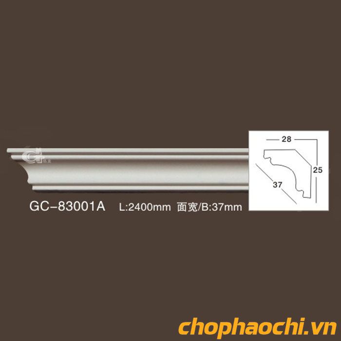 Phào cổ trần trơn PU - GC-83001A