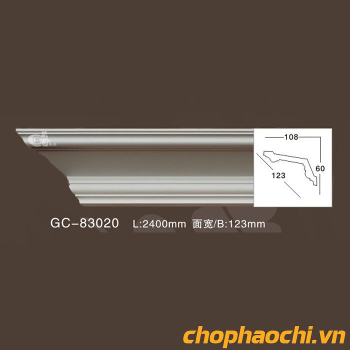 Phào cổ trần trơn PU - GC-83020