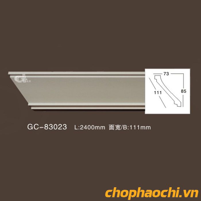 Phào cổ trần trơn PU - GC-83023