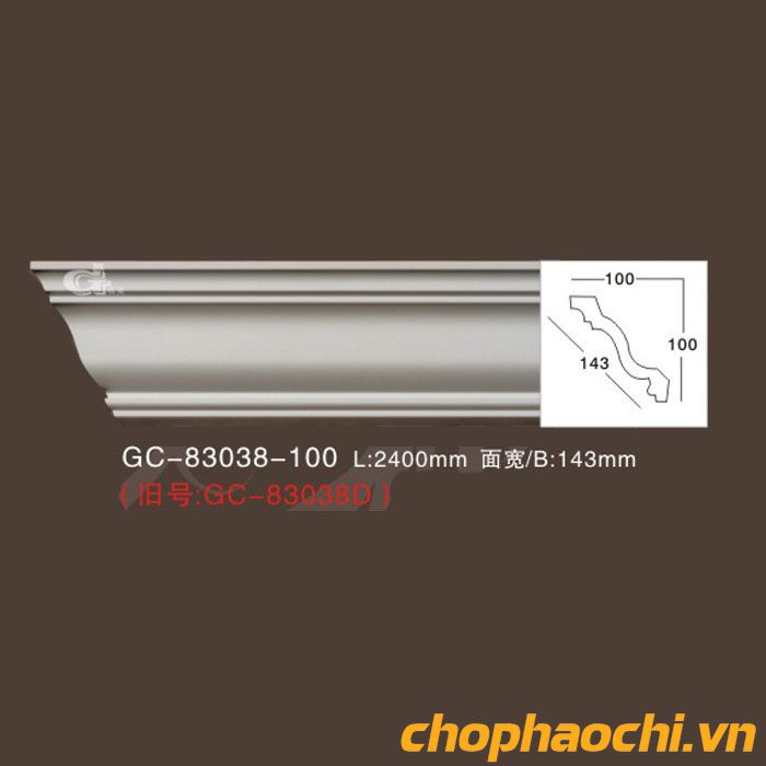 Phào cổ trần trơn PU - GC-83038-100