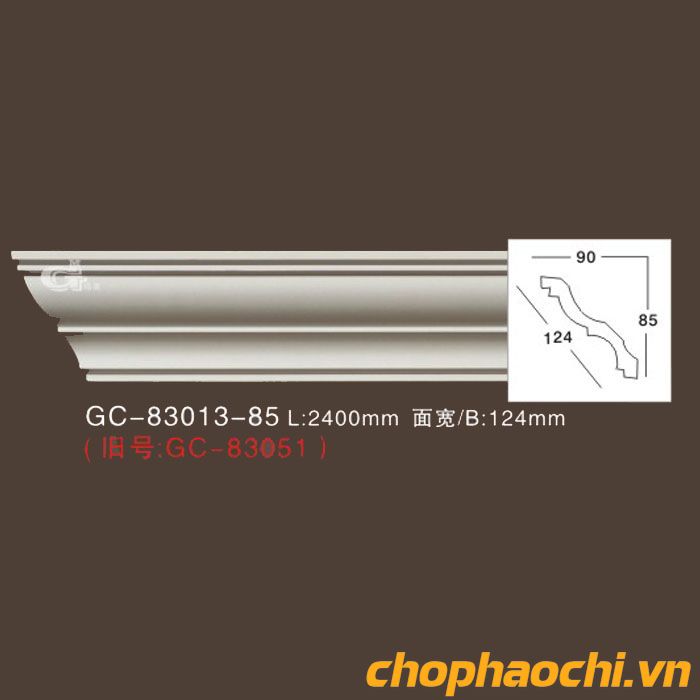 Phào cổ trần trơn PU - GC-83013-85