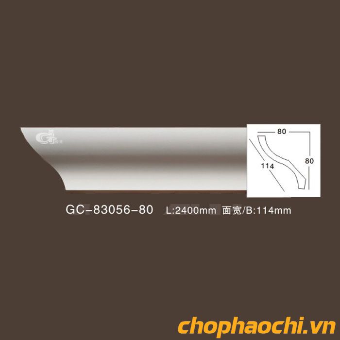 Phào cổ trần PU - GC-83056-80