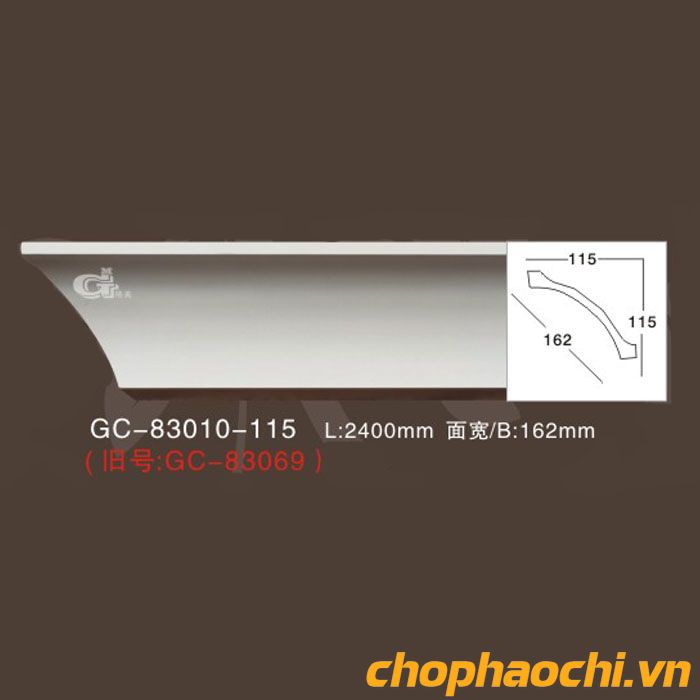 Phào cổ trần trơn PU - GC-83010-115