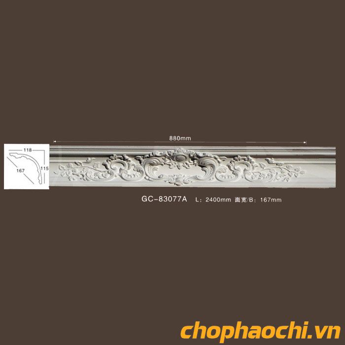 Phào cổ trần PU - GC-83077A