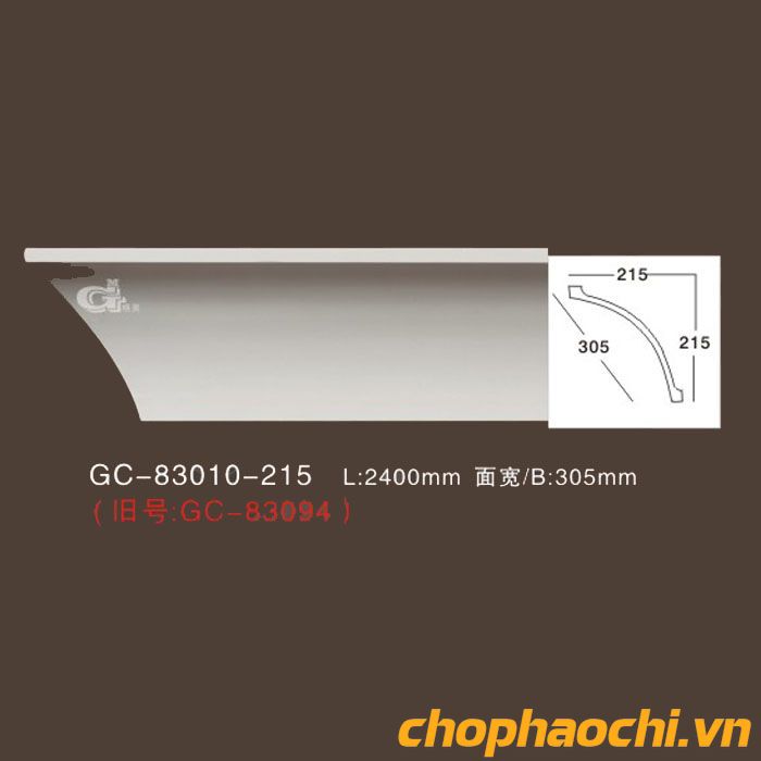 Phào cổ trần trơn PU - GC-83010-215