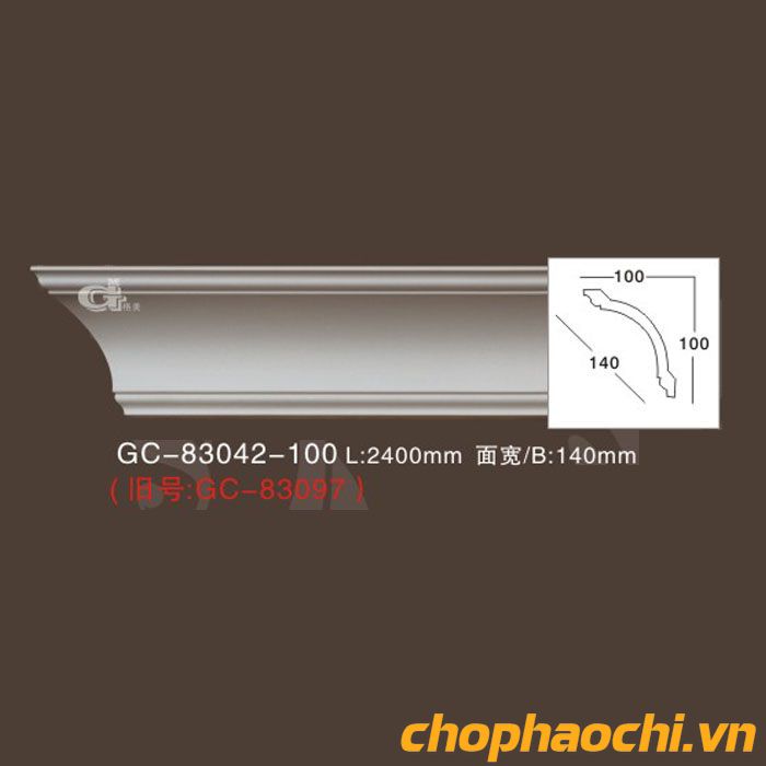 Phào cổ trần PU - GC-83042-100