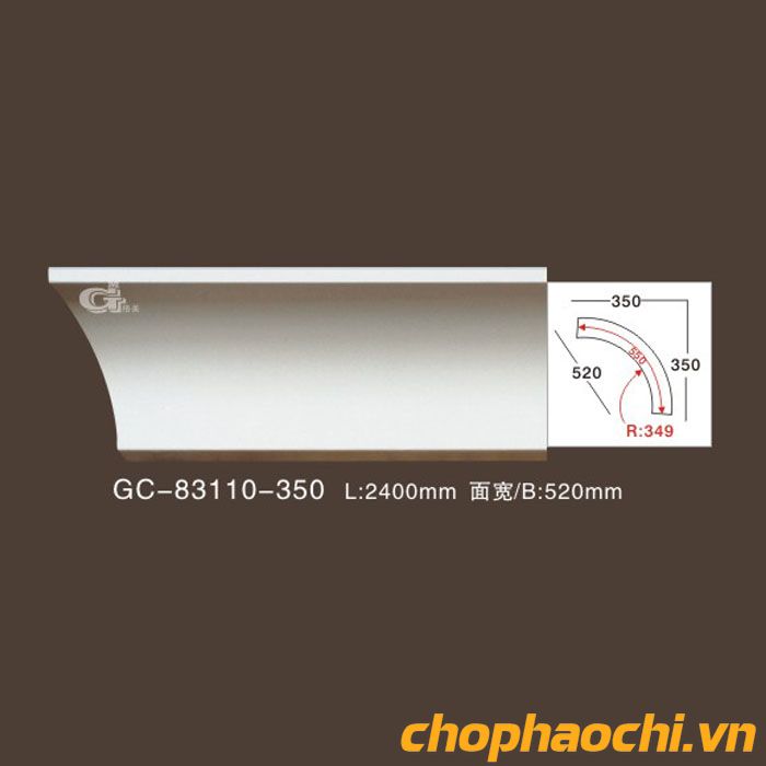 Phào cổ trần PU - GC-83110-350