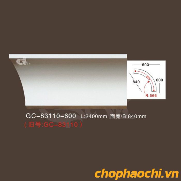 Phào cổ trần PU - GC-83110-600