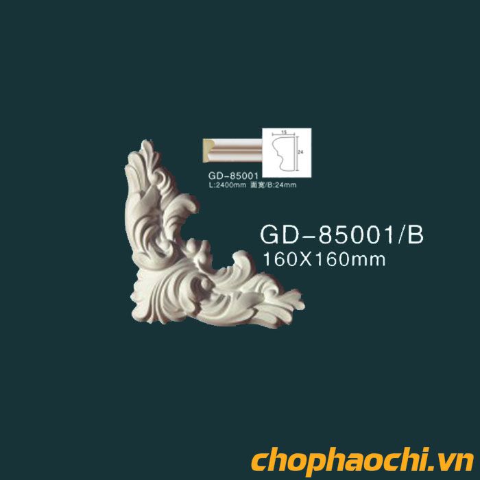 Phào hoa góc PU - GD-85001/B