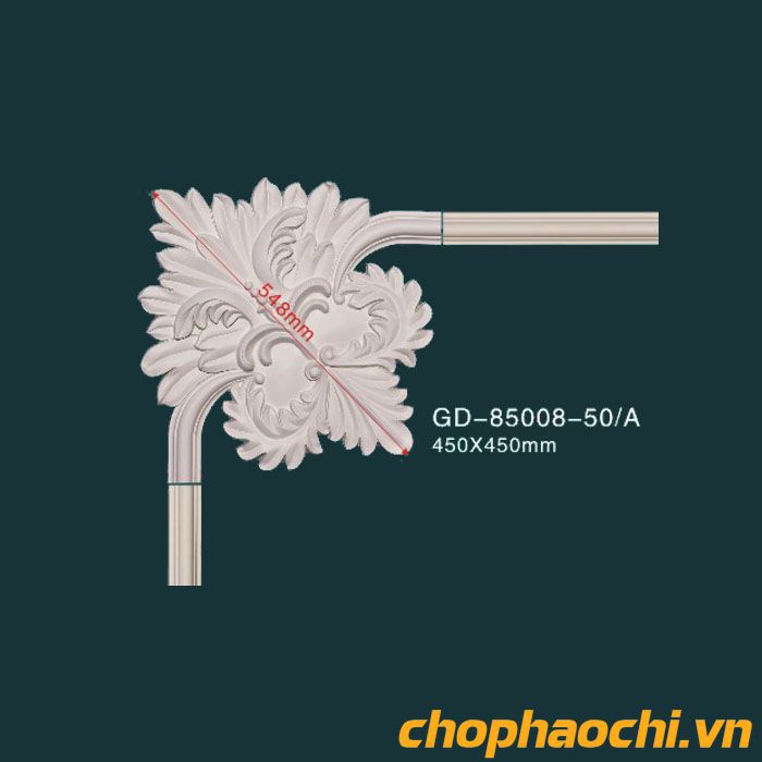 Phào hoa góc PU - GD-85008-50/A