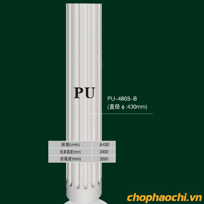Thân cột trang trí PU - 4803-B