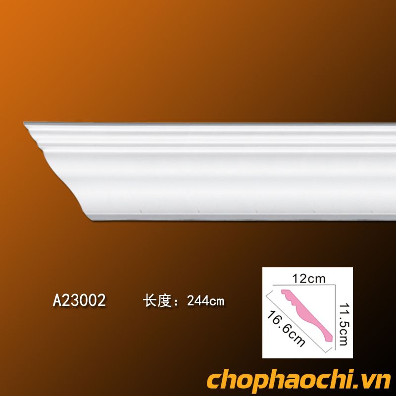 Phào cổ trần trơn - Glory - A 23002