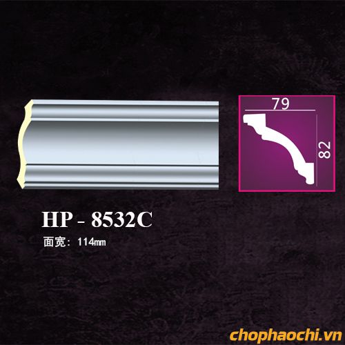 Phào cổ trần trơn PU - HP-8532C