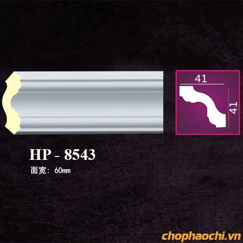 Phào cổ trần trơn PU - HP-8543