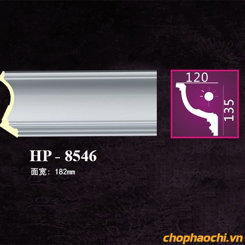 Phào cổ trần trơn PU - HP-8546