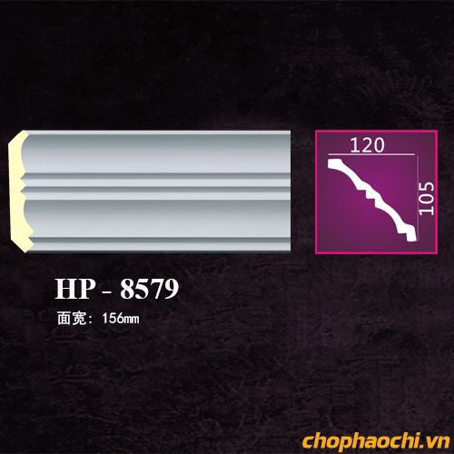 Phào cổ trần trơn PU - HP-8579