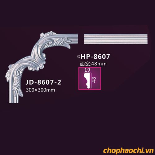 Phào hoa góc PU - HP-JD-8607-2