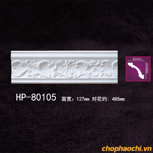 Phào cổ trần hoa văn PU - HP-80105