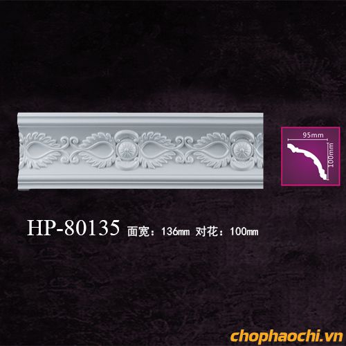 Phào cổ trần hoa văn PU - HP-80135