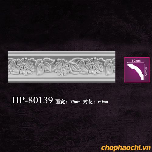 Phào cổ trần hoa văn PU - HP-80139