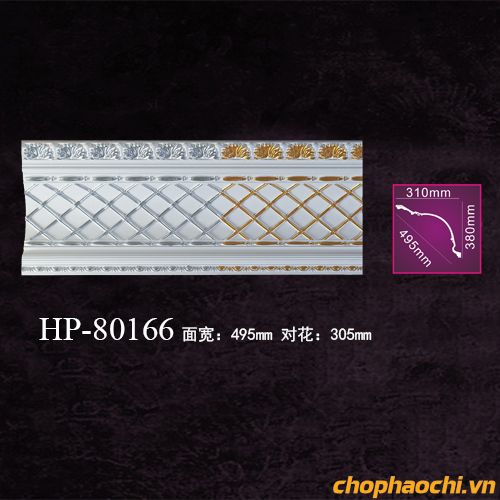 Phào cổ trần hoa văn PU - HP-80166