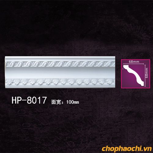Phào cổ trần hoa văn PU - HP-8017