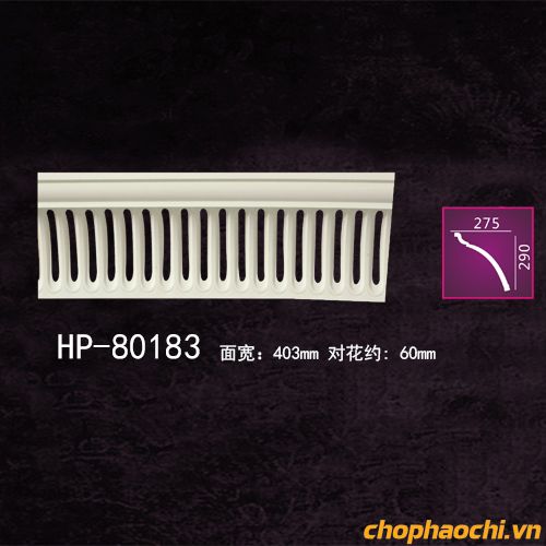 Phào cổ trần hoa văn PU - HP-80183