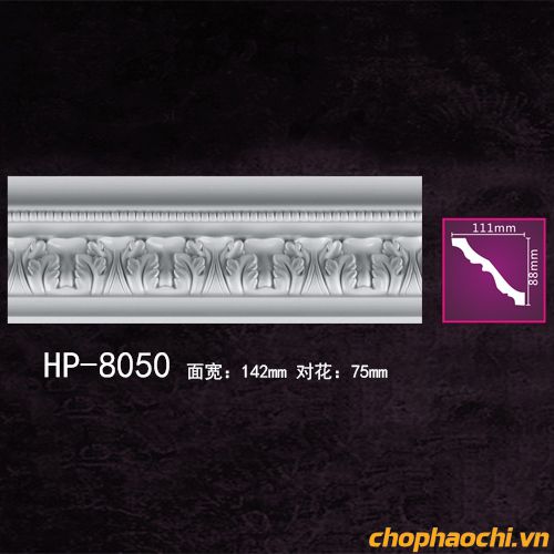 Phào cổ trần hoa văn PU - HP-8050