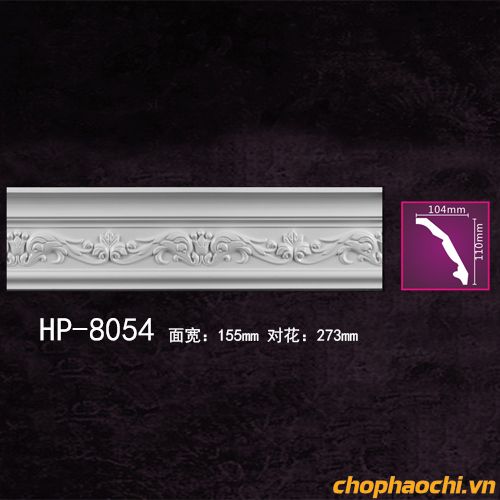 Phào cổ trần hoa văn PU - HP-8054