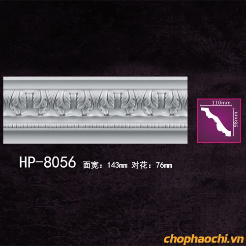 Phào cổ trần hoa văn PU - HP-8056