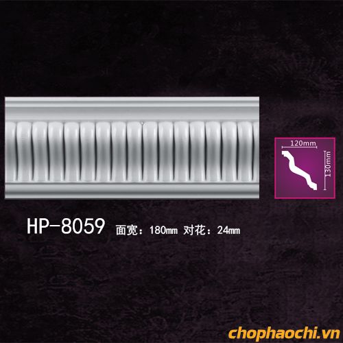 Phào cổ trần hoa văn PU - HP-8059