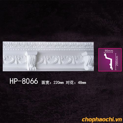 Phào cổ trần hoa văn PU - HP-8066