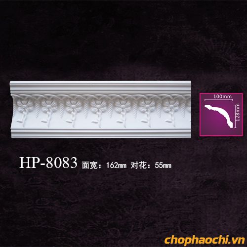 Phào cổ trần hoa văn PU - HP-8083