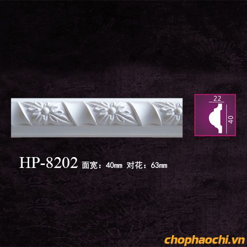 Phào nẹp hoa văn PU - HP-8202