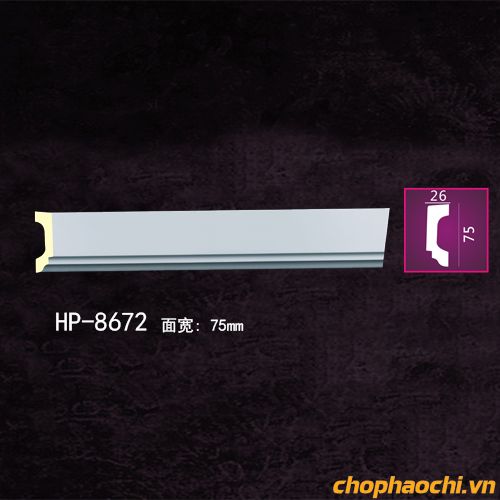 Phào nẹp trơn PU - HP-8672