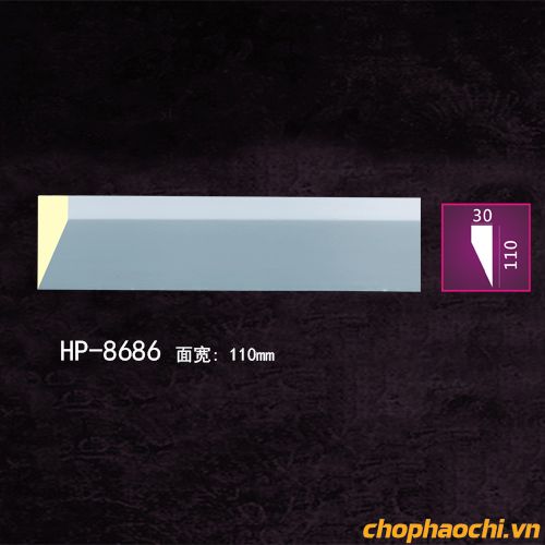 Phào nẹp trơn PU - HP-8686